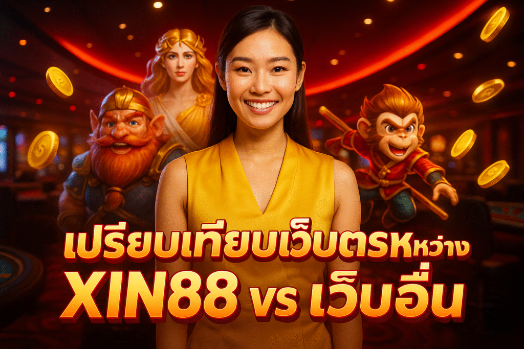 เปรียบเทียบเว็บตรงระหว่าง XIN88 vs เว็บอื่น