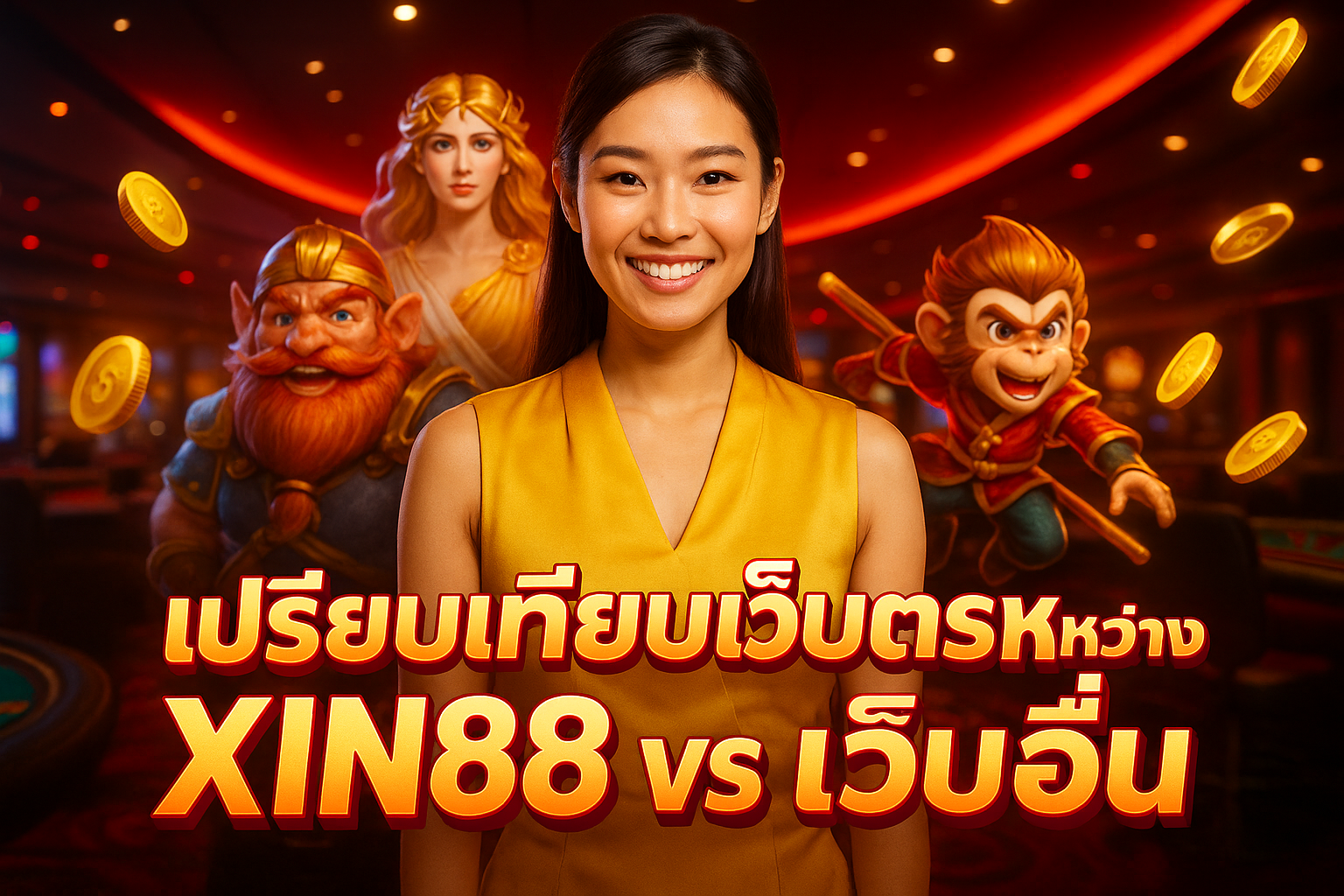 เปรียบเทียบเว็บตรงระหว่าง XIN88 vs เว็บอื่น