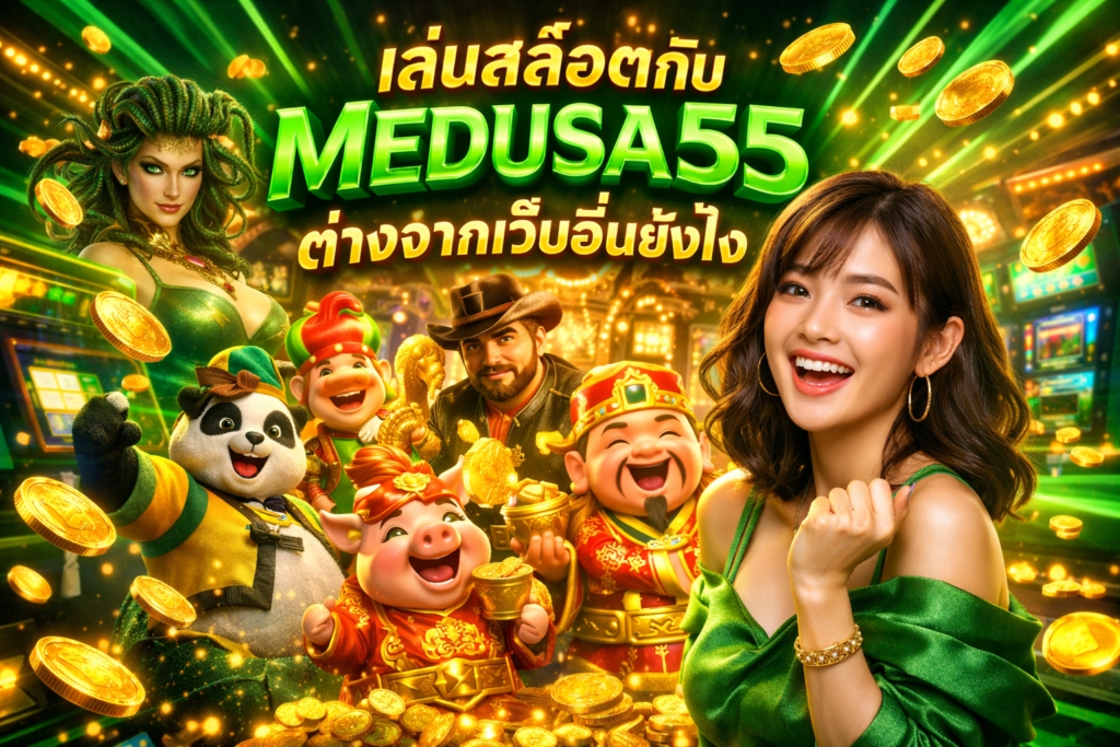 เล่นสล็อตกับ MEDUSA55 ต่างจากเว็บอื่นยังไง