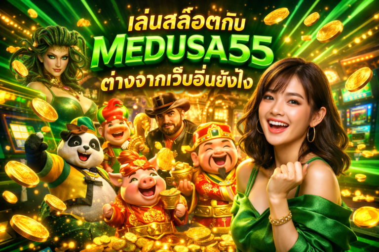 เล่นสล็อตกับ MEDUSA55 ต่างจากเว็บอื่นยังไง